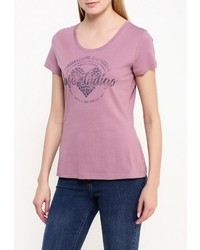 Женская розовая футболка от Mustang