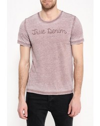 Мужская розовая футболка от Mustang