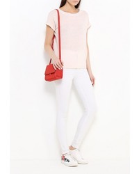 Женская розовая футболка от Naf Naf