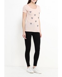 Женская розовая футболка от Only