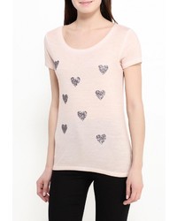 Женская розовая футболка от Only