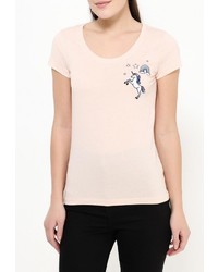 Женская розовая футболка от Only