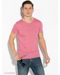 Мужская розовая футболка от Oodji