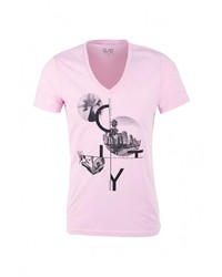 Мужская розовая футболка от Q/S designed by