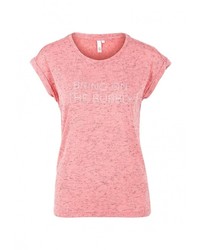 Женская розовая футболка от Q/S designed by