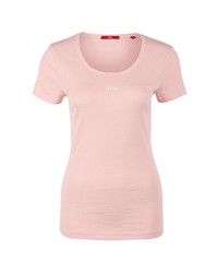 Женская розовая футболка от s.Oliver