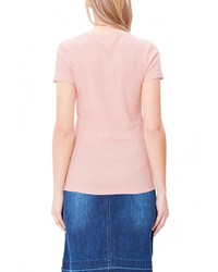 Женская розовая футболка от s.Oliver