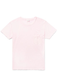 Мужская розовая футболка от Saint Laurent