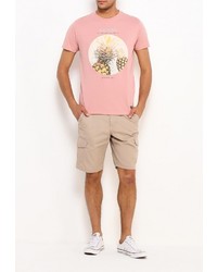 Мужская розовая футболка от SPRINGFIELD