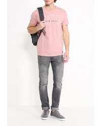 Мужская розовая футболка от SPRINGFIELD