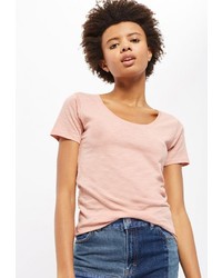 Женская розовая футболка от Topshop