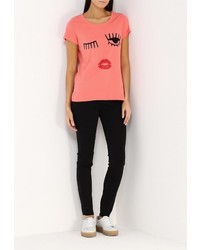 Женская розовая футболка от Vero Moda