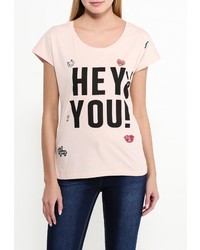 Женская розовая футболка от Vero Moda