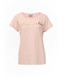 Женская розовая футболка от Vero Moda