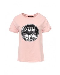 Женская розовая футболка от Zeza