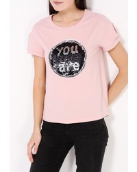 Женская розовая футболка от Zeza