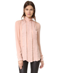 Розовая шелковая блузка от Nicholas