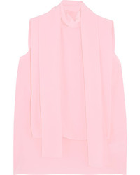 Розовая шелковая блузка от Valentino