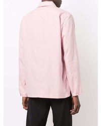 Мужская розовая шерстяная рубашка с длинным рукавом от MACKINTOSH
