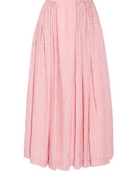 Розовая шерстяная юбка от Emilia Wickstead