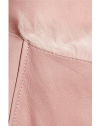 Розовая шуба от Miu Miu