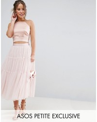 Розовая юбка в сеточку от Asos