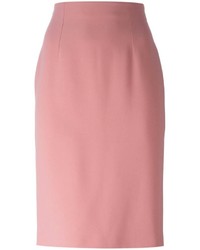 Розовая юбка-карандаш от Alexander McQueen