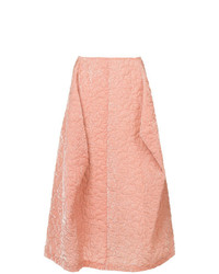 Розовая юбка-миди с вышивкой от Comme Des Garçons Vintage