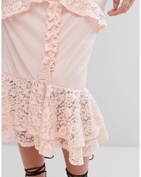 Розовая юбка от PrettyLittleThing