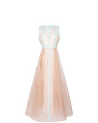 Розовое вечернее платье из фатина от Alex Perry