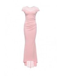 Розовое вечернее платье от City Goddess