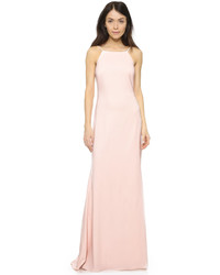 Розовое вечернее платье от Badgley Mischka