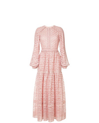Розовое вечернее платье от Costarellos