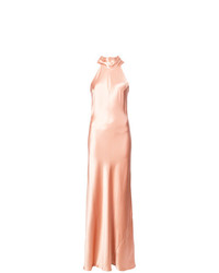 Розовое вечернее платье от Galvan