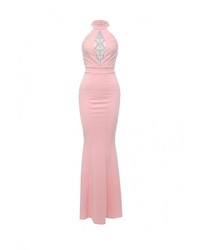 Розовое вечернее платье от Goddiva