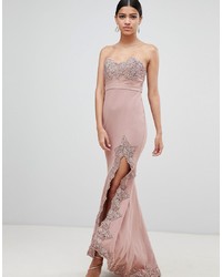 Розовое вечернее платье от Love Triangle