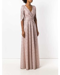 Розовое вечернее платье от Talbot Runhof