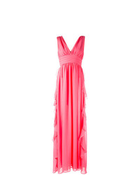 Розовое вечернее платье от MSGM