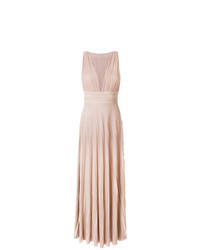 Розовое вязаное вечернее платье от Antonino Valenti