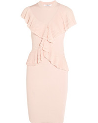 Розовое вязаное платье от Givenchy