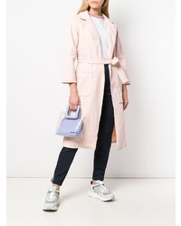Женское розовое джинсовое пальто от Ganni