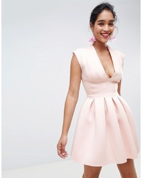 Розовое коктейльное платье от ASOS DESIGN
