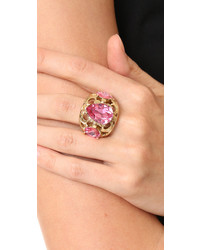 Розовое кольцо от Oscar de la Renta
