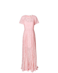 Розовое кружевное вечернее платье от Stine Goya