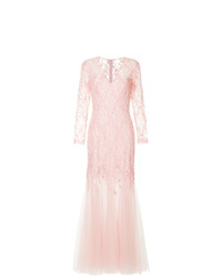 Розовое кружевное вечернее платье от Tadashi Shoji