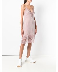 Розовое кружевное платье-комбинация от Stella McCartney