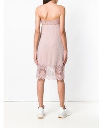 Розовое кружевное платье-комбинация от Stella McCartney