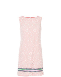 Розовое кружевное платье-миди от Han Ahn Soon