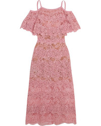 Розовое кружевное платье от Elie Saab