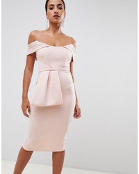 Розовое облегающее платье от ASOS DESIGN